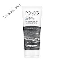 Pond's Pure Bright Mineral Clay Facial Cleanser Scrub 50gm